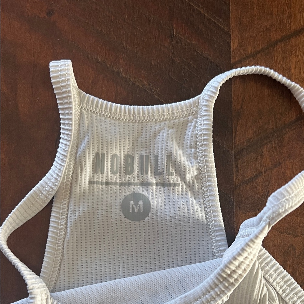 Nobull Ribbed Halter Tank - Picture 2 of 5